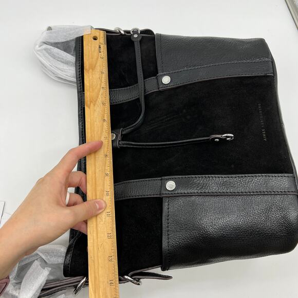 Aimee Kestenberg About Town Suede Drawstring Bags Black - Picture 11 of 16